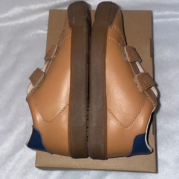 NWT NATURINO EINDHOVEN 2 VL. Cognac Leather Boys Sneaker - Picture 14 of 16